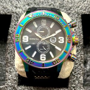 Invicta Men’s Jason Taylor (JT) Black Quartz Watch